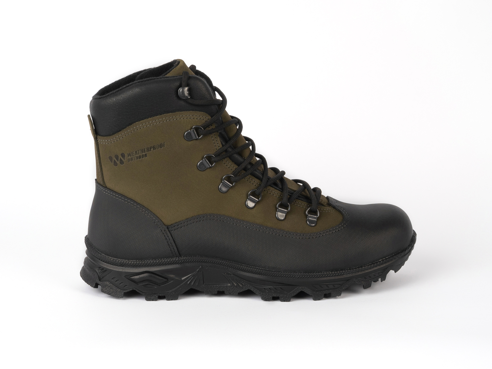 Ботинки мужские TREK Ankula Турист Anti-P зеленый (шерст.мех)