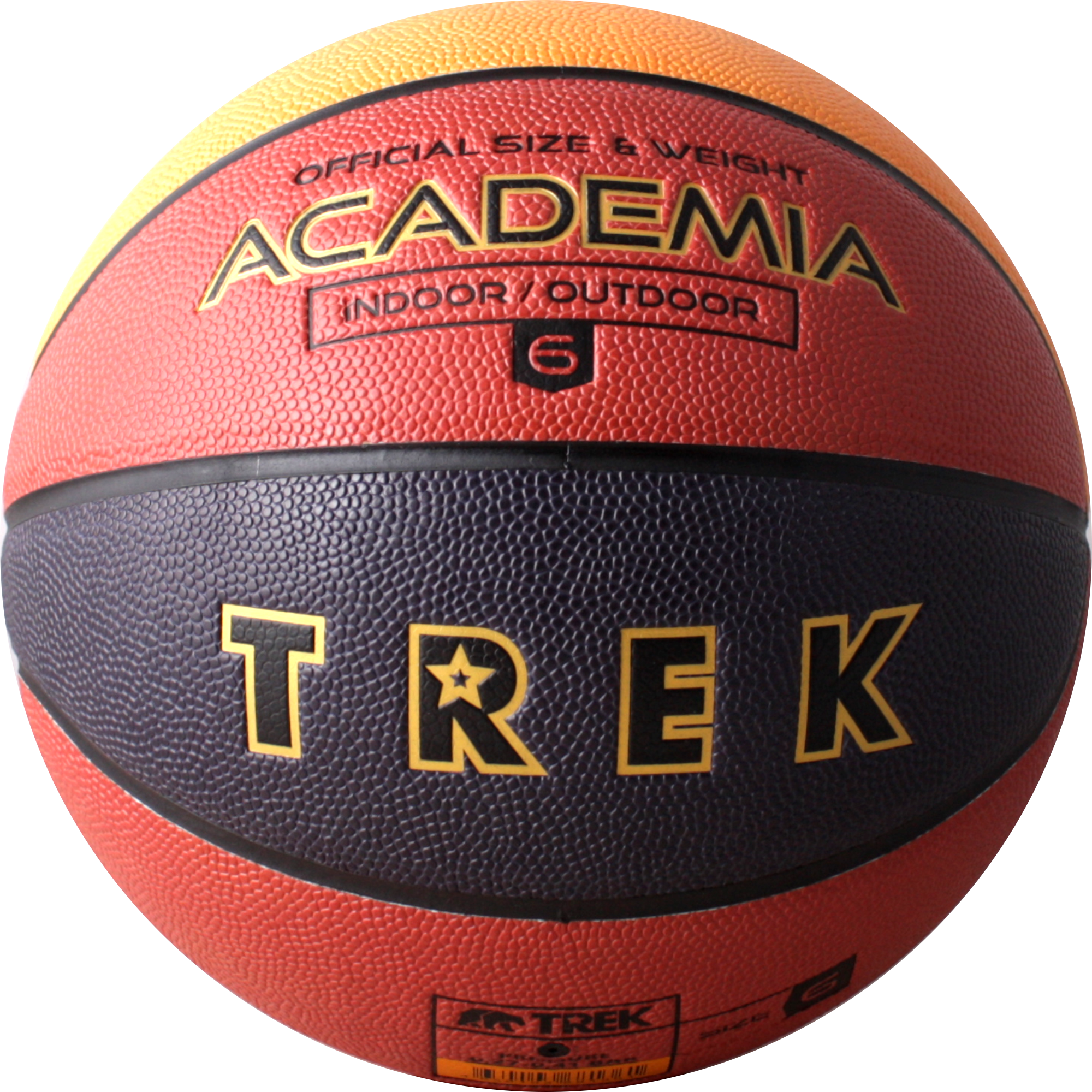 Мяч баскетбольный TREK Academia №6